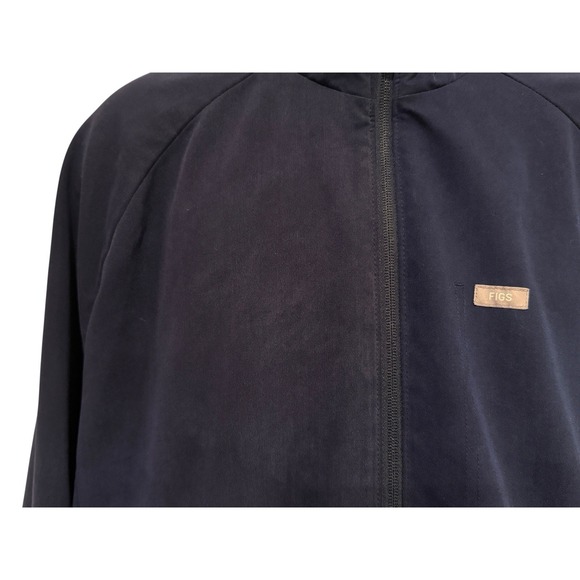 Figs Jacket Men XL Navy Cobaki Scrub Full Zip Long Sleeve Lined Pocket Technical - Picture 7 of 16